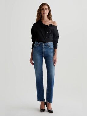 AG Jeans The Brinley Mid-Rise Straight